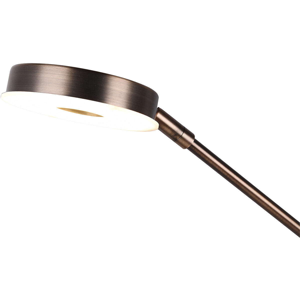 Lampadaire LED - Trion Barry - 38W - Couleur de lumière ajustable - Dimmable - Rond - Bronze Ancien - Aluminium