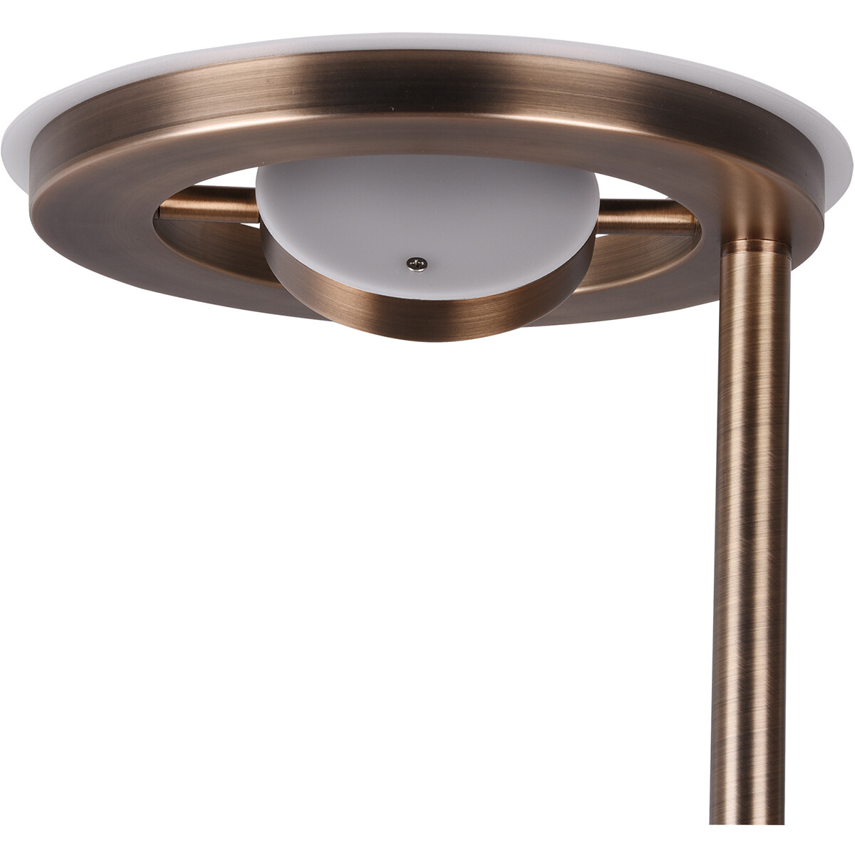 Lampadaire LED - Trion Barry - 38W - Couleur de lumière ajustable - Dimmable - Rond - Bronze Ancien - Aluminium