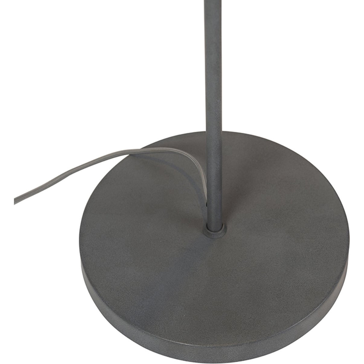 Lampadaire LED - Trion Conry - Douille GU10 - 3-lumières - Rond - Mat Gris Aspect Béton - Aluminium/Béton