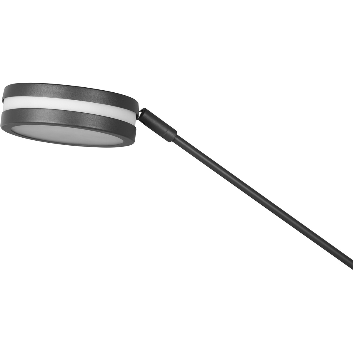 Lampadaire LED - Trion Franco - 41.5W - Couleur de lumière ajustable - Dimmable - Rond - Mat Anthracite - Aluminium