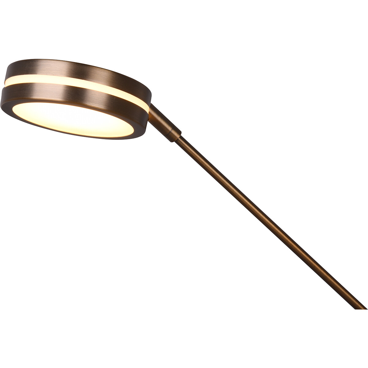 Lampadaire LED - Trion Franco - 41.5W - Couleur de lumière ajustable - Dimmable - Rond - Bronze Ancien - Aluminium