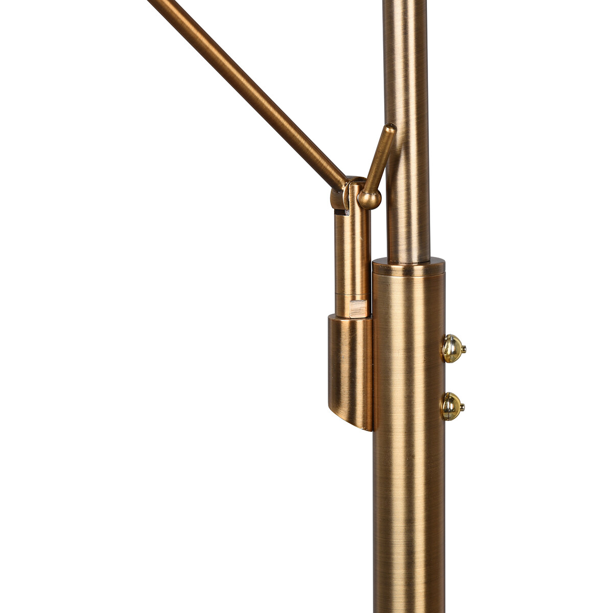 Lampadaire LED - Trion Franco - 41.5W - Couleur de lumière ajustable - Dimmable - Rond - Bronze Ancien - Aluminium