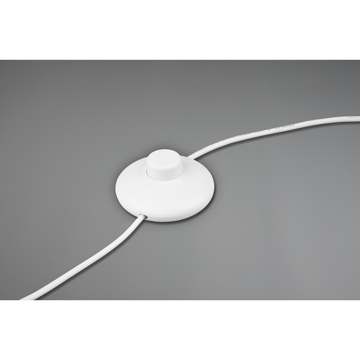 Lampadaire LED - Trion Jivino - 23W - Couleur de lumière ajustable - Dimmable - Rond - Mat Blanc - Aluminium