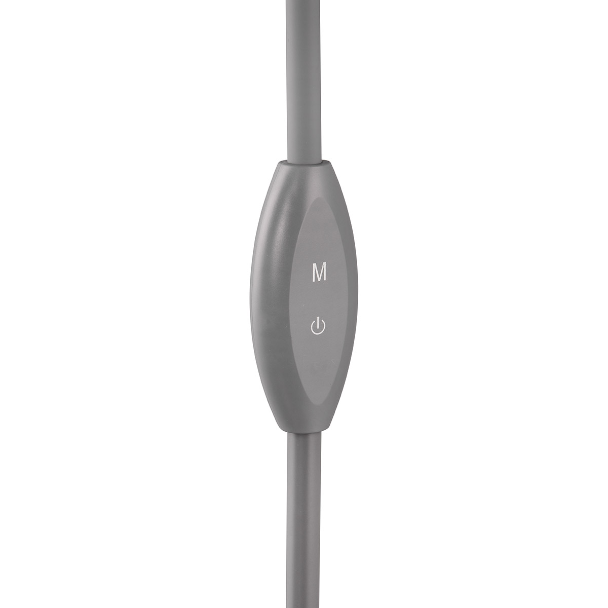 LED Lampadaire - Trion Root - 5W - Couleur Ajustable - Interrupteur Tactile - Gris - Plastique