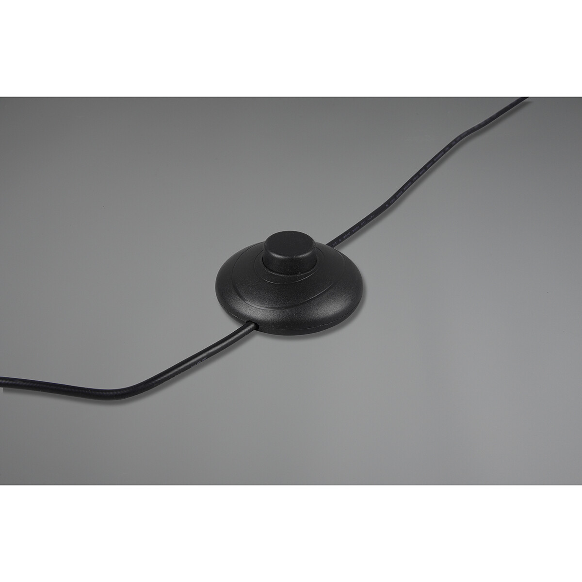 Lampadaire LED - Trion Sunico - 34W - Couleur de lumière ajustable - Dimmable - Rond - Mat Noir - Aluminium