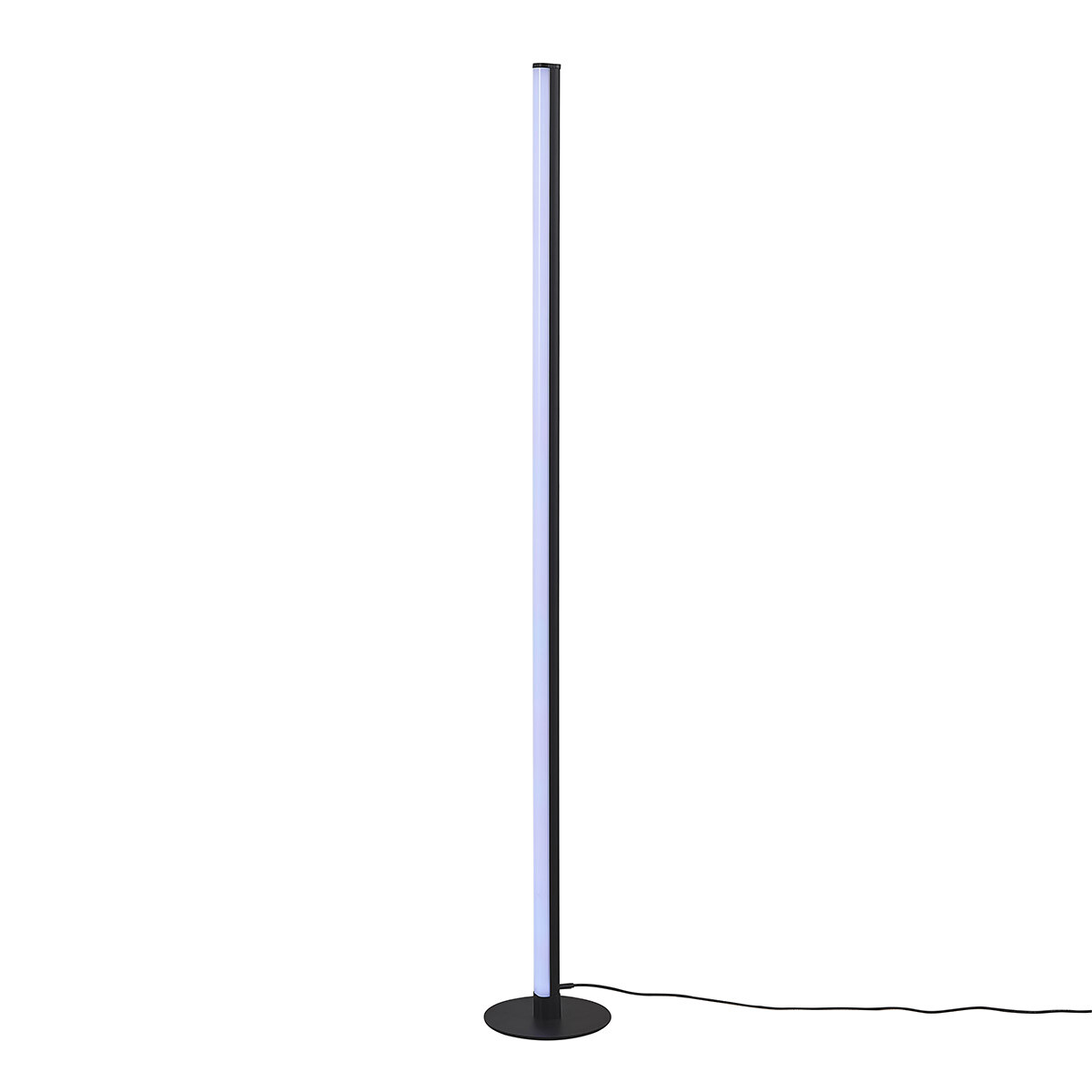 Lampadaire LED - Trion Teno - 11W - RGBW - Dimmable - Commande à distance - Noir - Métal