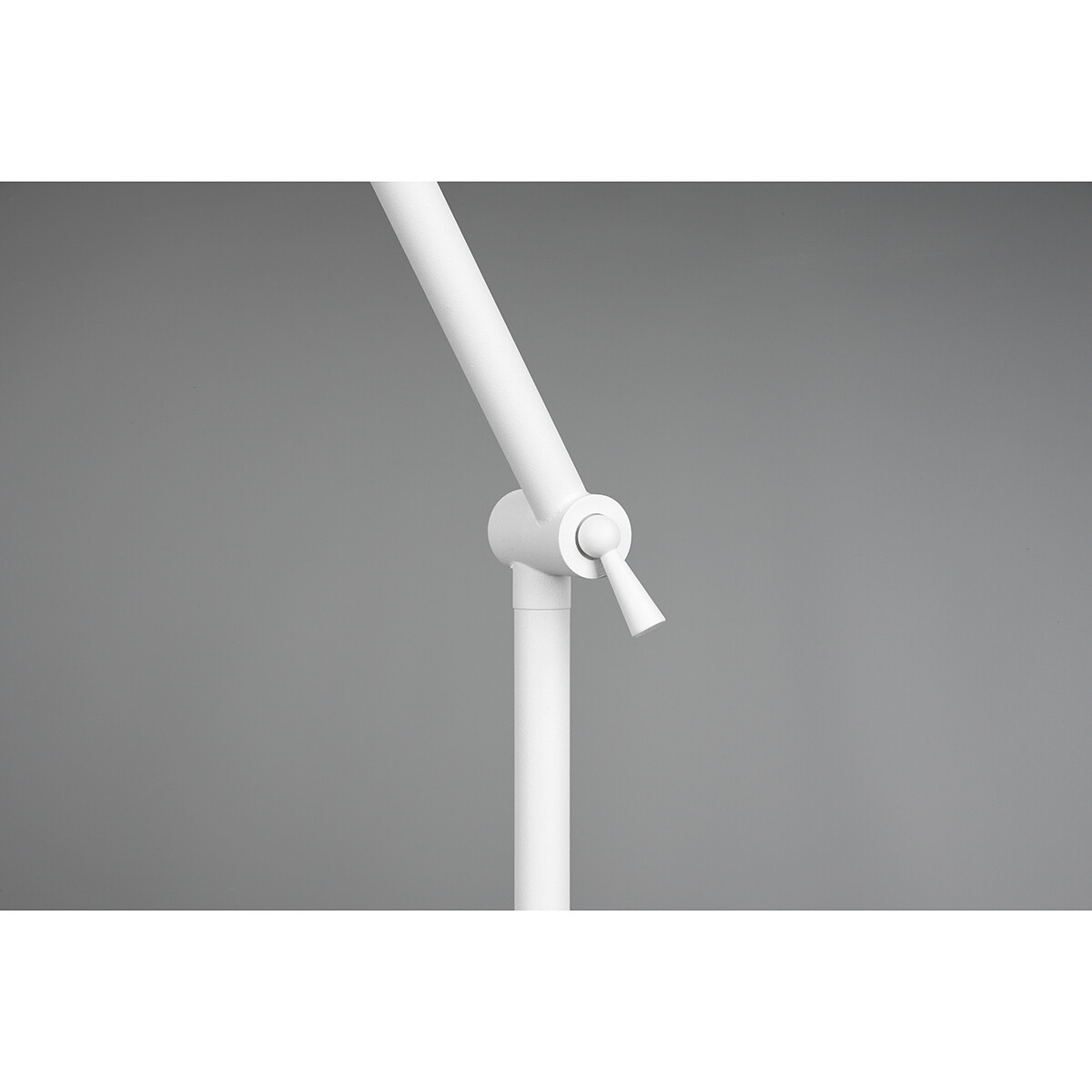 Lampadaire LED - Éclairage de sol - Trion Ewomi - Douille E27 - Rond - Mat Blanc - Aluminium