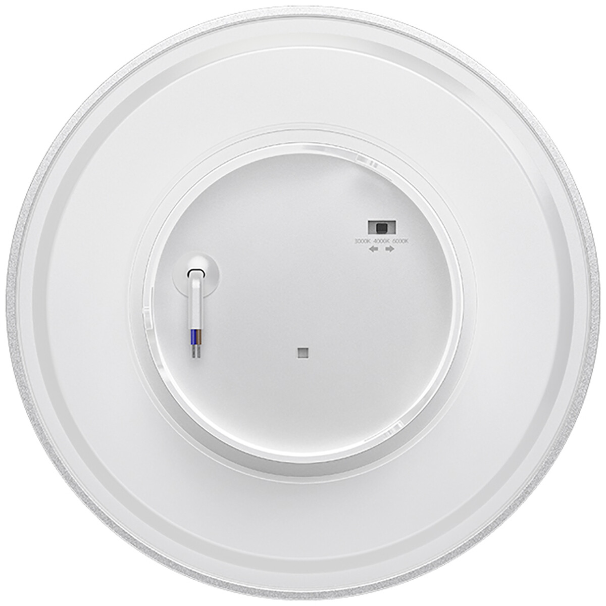 LED Applique Murale - Brinton Plinto - 8W 760lm - Température de Lumière CCT Ajustable - Éclairage Tout Autour - Extérieur et Intérieur - Étanche IP65 - Rond - Blanc