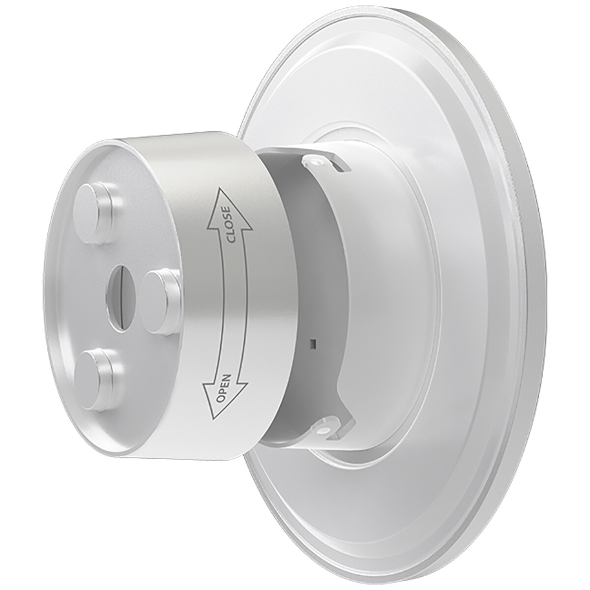 LED Applique Murale - Brinton Plinto - 8W 760lm - Température de Lumière CCT Ajustable - Éclairage Tout Autour - Extérieur et Intérieur - Étanche IP65 - Rond - Blanc