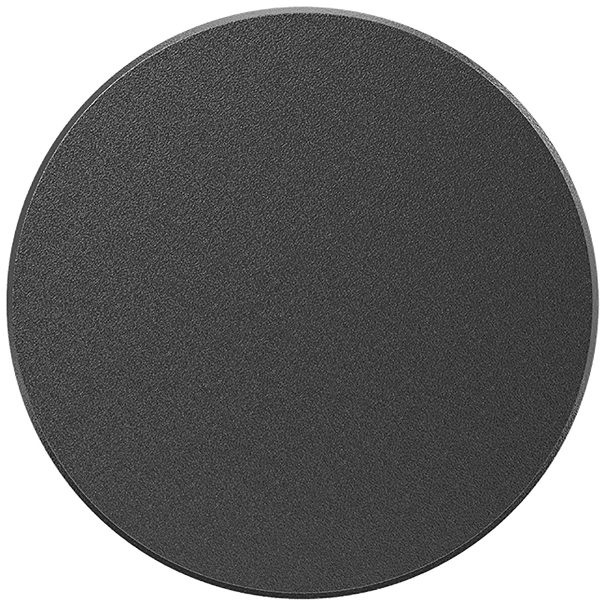 LED Applique Murale - Brinton Plinto - 8W 760lm - Blanc Chaud 3000K - Éclairage Tout Autour - Extérieur et Intérieur - Étanche IP65 - Rond - Noir