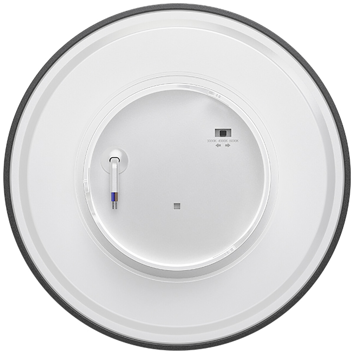 LED Applique Murale - Brinton Plinto - 8W 760lm - Blanc Chaud 3000K - Éclairage Tout Autour - Extérieur et Intérieur - Étanche IP65 - Rond - Noir