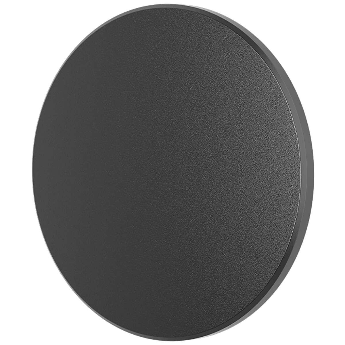 LED Applique Murale - Brinton Plinto - 8W 760lm - Blanc Neutre 4000K - Éclairage Tout Autour - Extérieur et Intérieur - Étanche IP65 - Rond - Noir