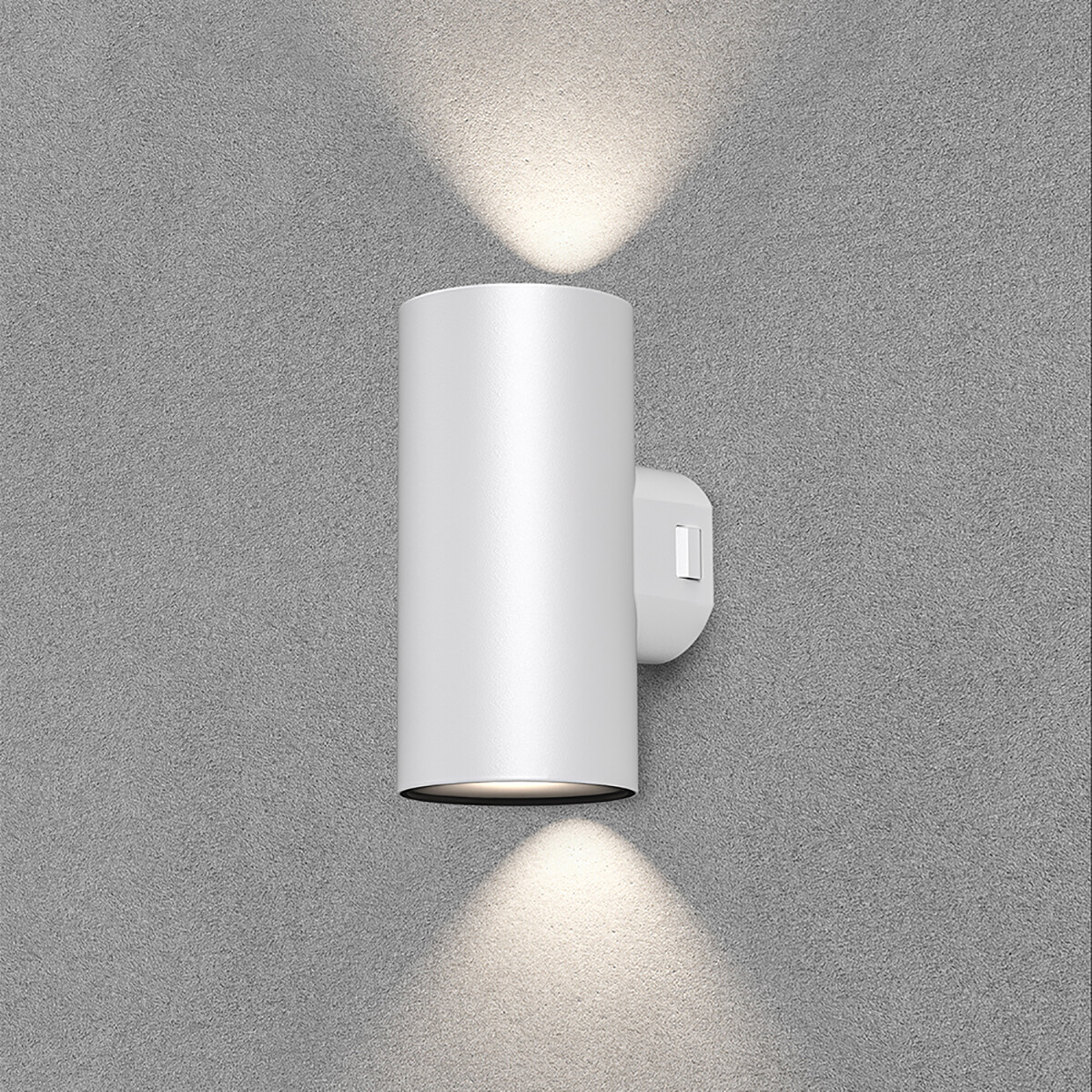 LED Applique Murale - Brinton Victa - Haut & Bas - 18W 1780lm - Température de Lumière CCT Ajustable - Extérieur et Intérieur - Étanche IP65 - Rond - Blanc