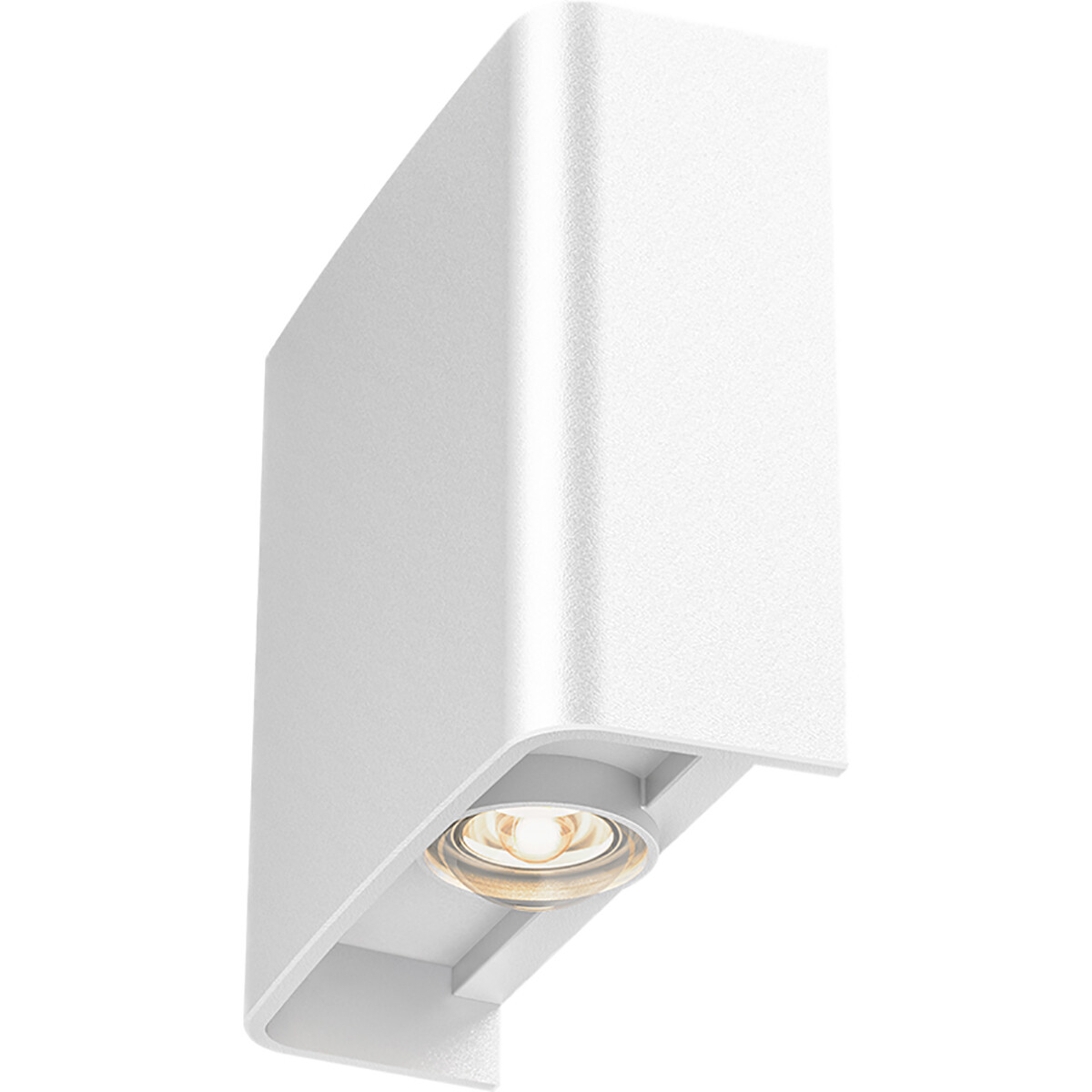 LED Applique Murale - Brinton Victo - Haut & Bas - 2W 180lm - Température de Lumière CCT Ajustable - Extérieur et Intérieur - Étanche IP65 - Rectangulaire - Blanc