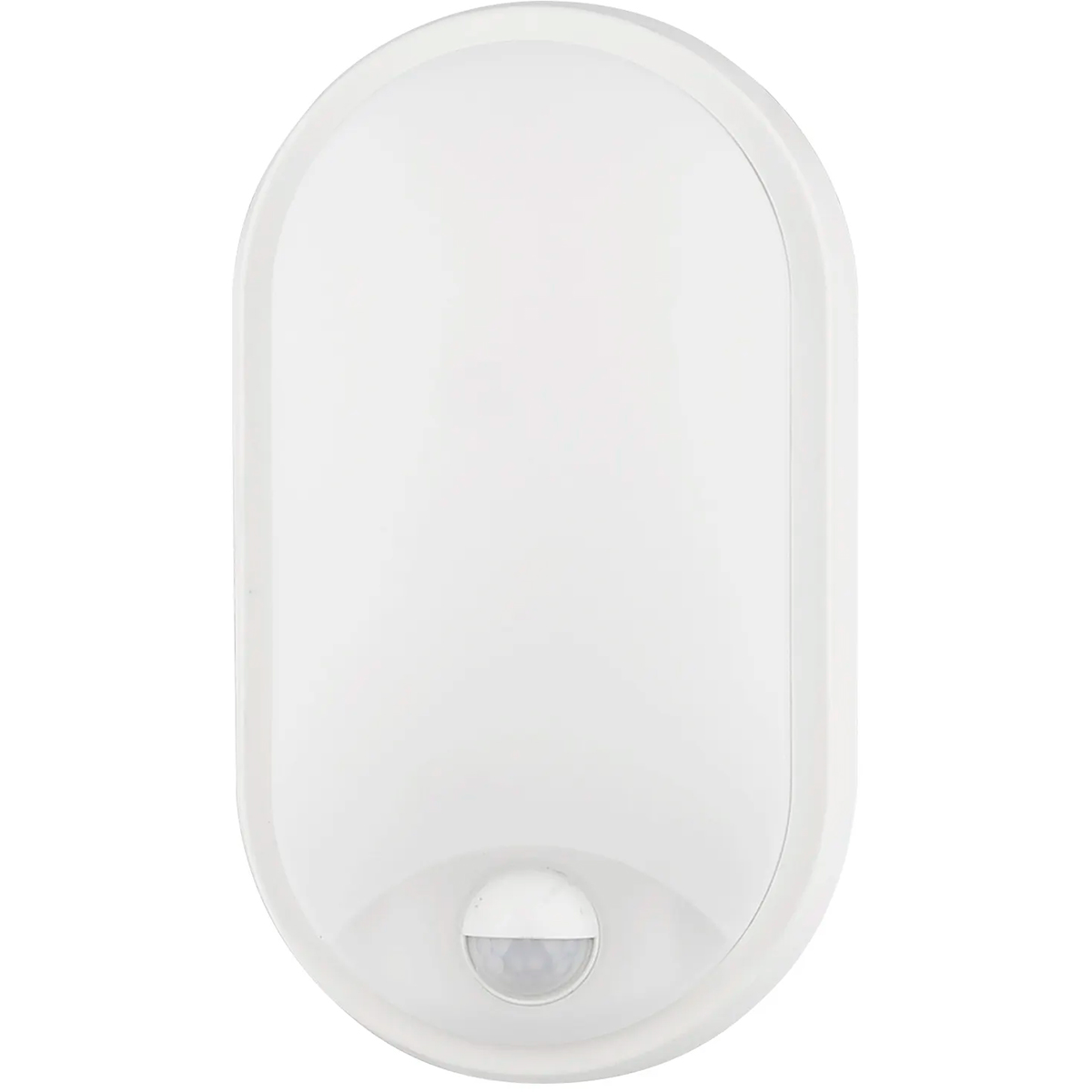 LED Applique Murale avec Capteur - Kozolux Porta - 15W 1200lm - Température de Couleur Réglable 3en1 CCT - IP54 - Ovale - Blanc