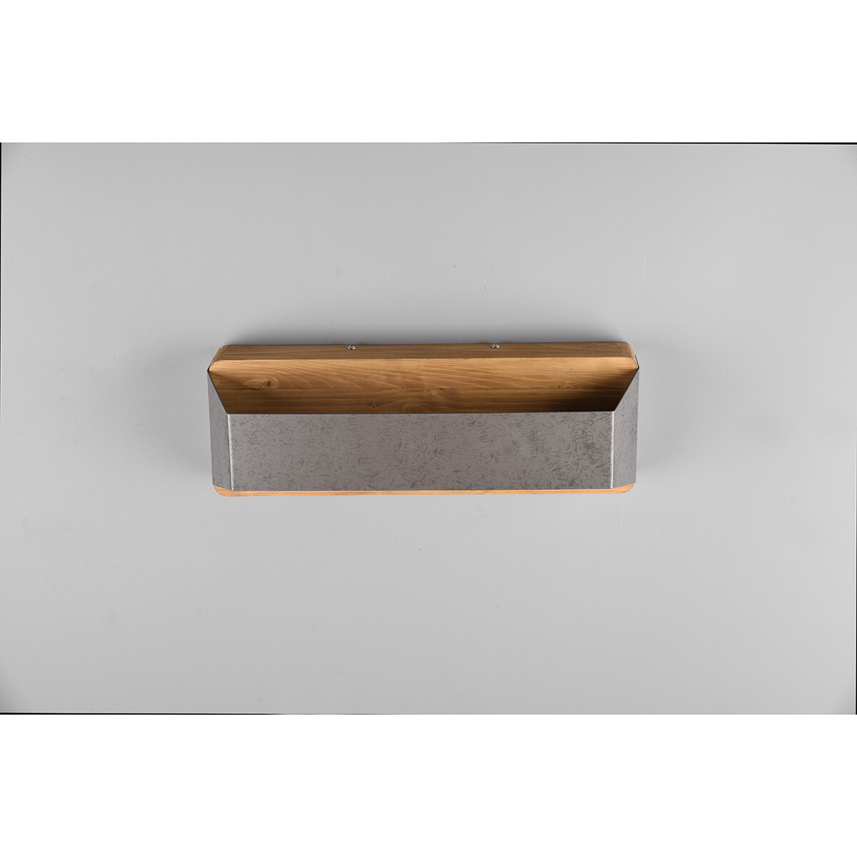 Applique Murale LED - Trion Arbon Up and Down - 13.5W - Blanc Chaud 3000K - Dimmable - Rectangle - Nickel Antique - Aluminium