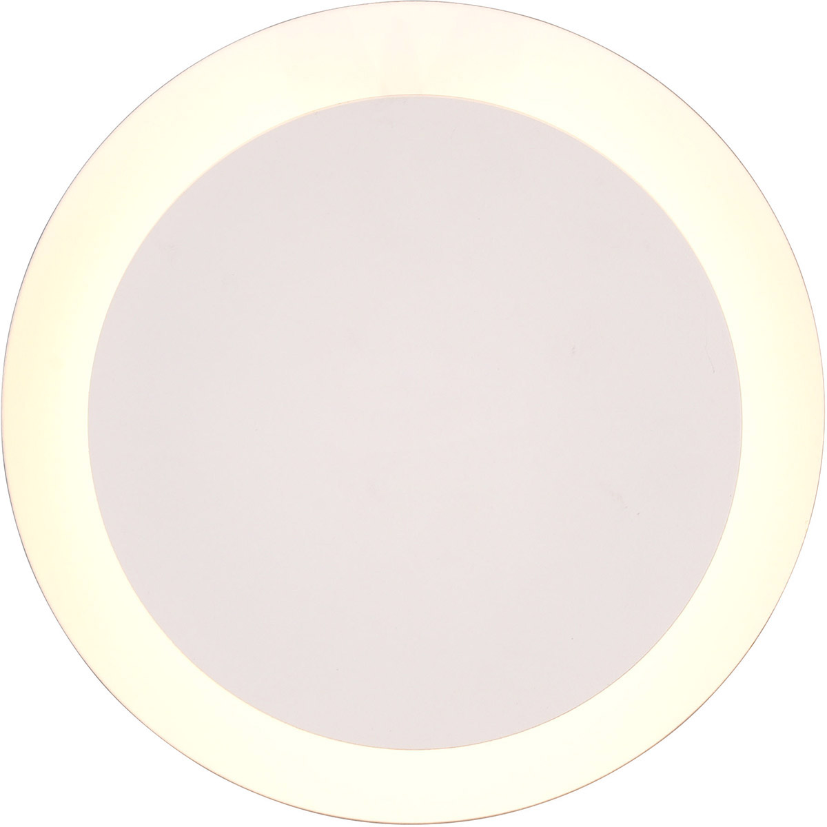 LED Applique - Trion Marina - 6W - Blanc Chaud 3000K - Rond - Blanc Mat - Métal