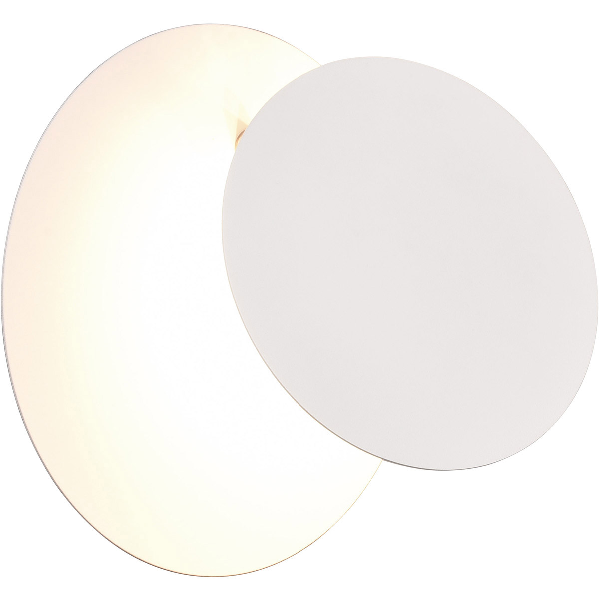 LED Applique - Trion Marina - 6W - Blanc Chaud 3000K - Rond - Blanc Mat - Métal