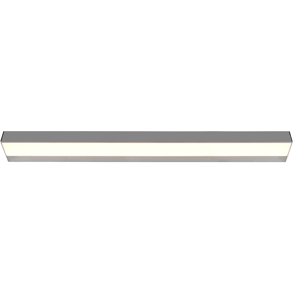 Applique Murale LED - Trion Rolan - Haut et Bas - 13W - Blanc Chaud 3000K - Rectangle - Mat Chrome - Aluminium