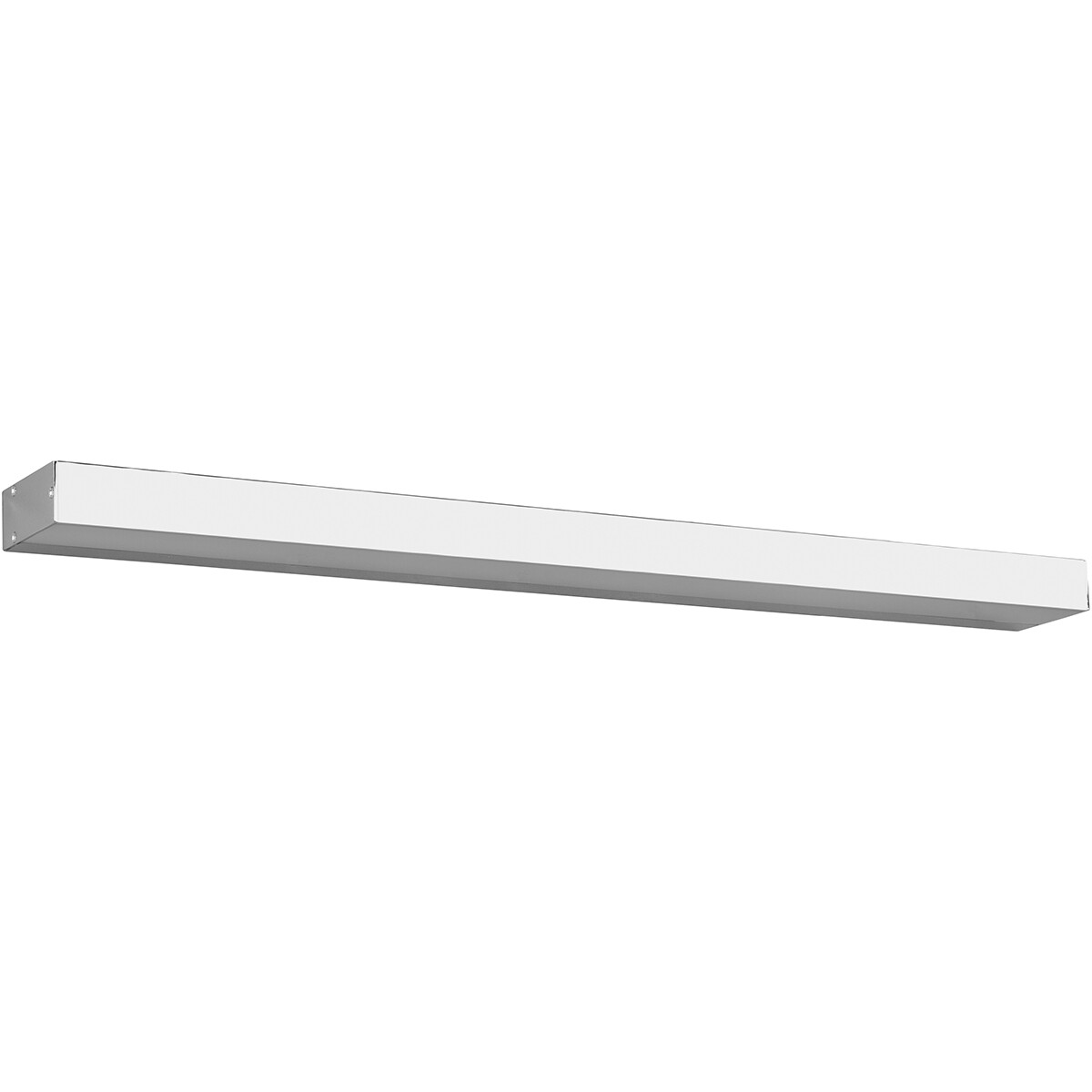 Applique Murale LED - Trion Rolan - Haut et Bas - 13W - Blanc Chaud 3000K - Rectangle - Mat Chrome - Aluminium