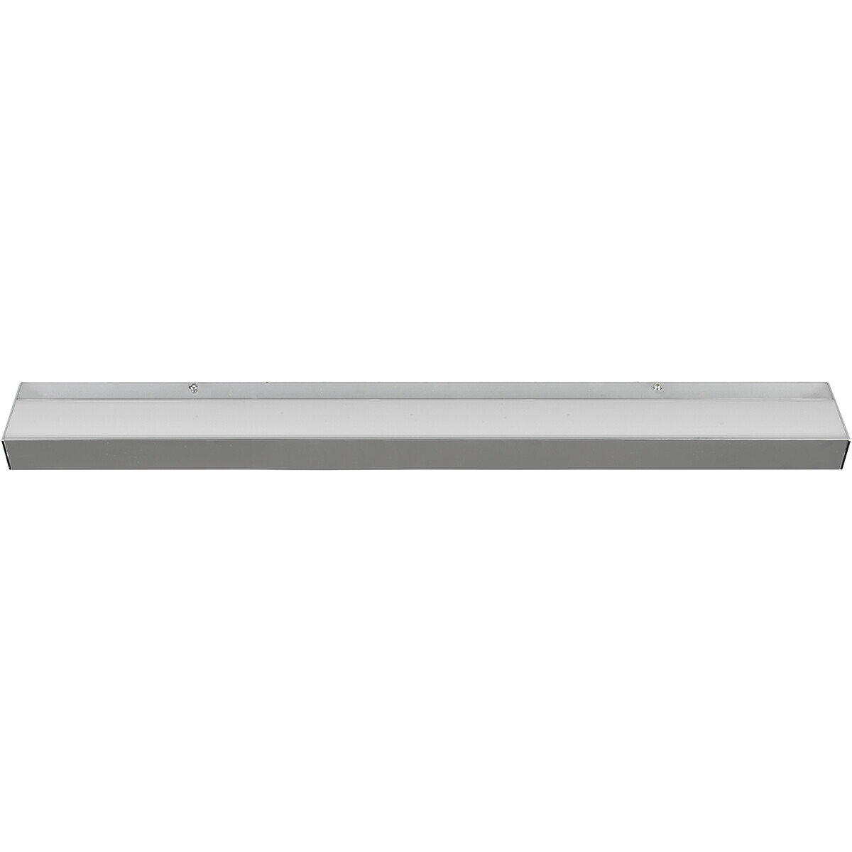 Applique Murale LED - Trion Rolan - Haut et Bas - 13W - Blanc Chaud 3000K - Rectangle - Mat Chrome - Aluminium