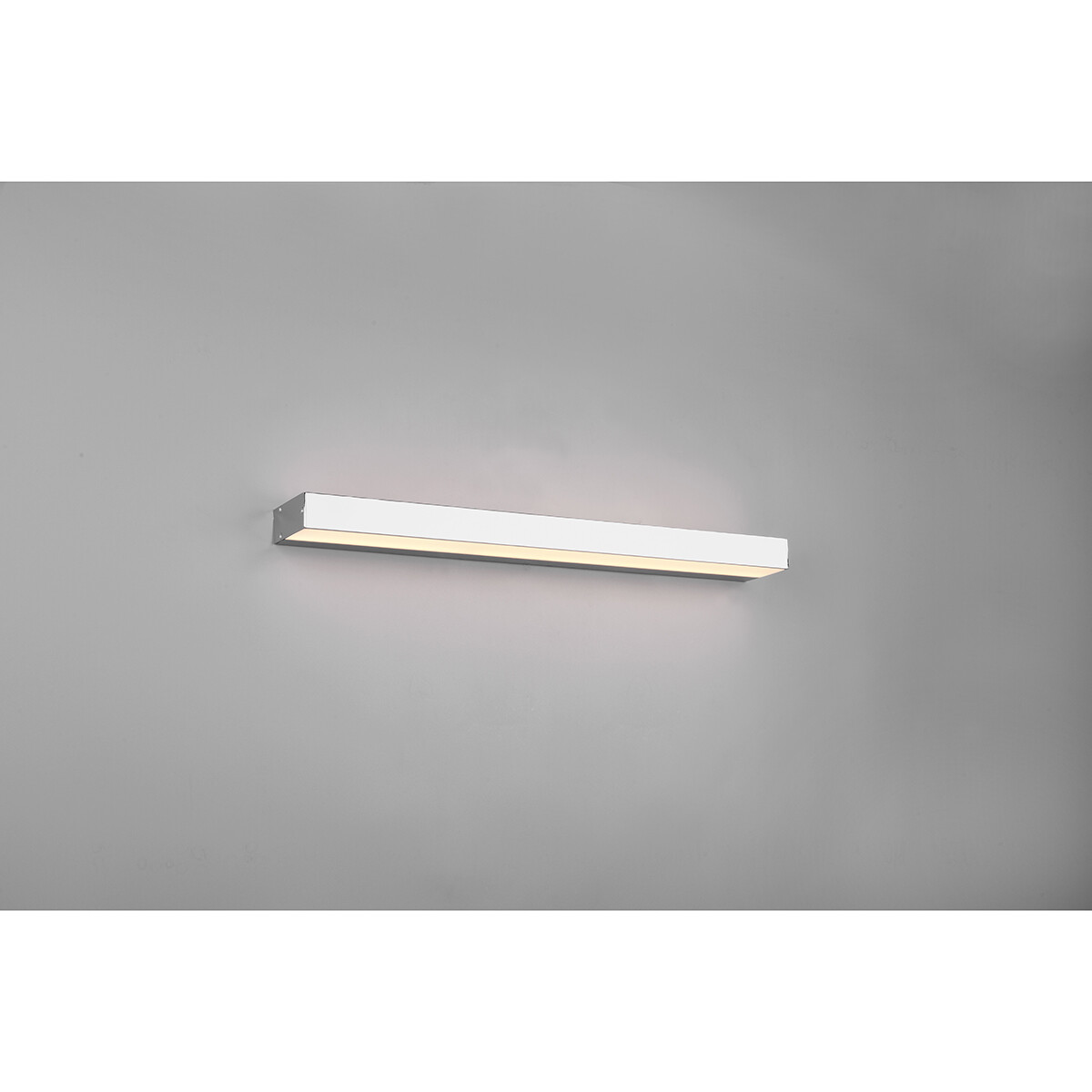 Applique Murale LED - Trion Rolan - Haut et Bas - 8W - Blanc Chaud 3000K - Rectangle - Mat Chrome - Aluminium