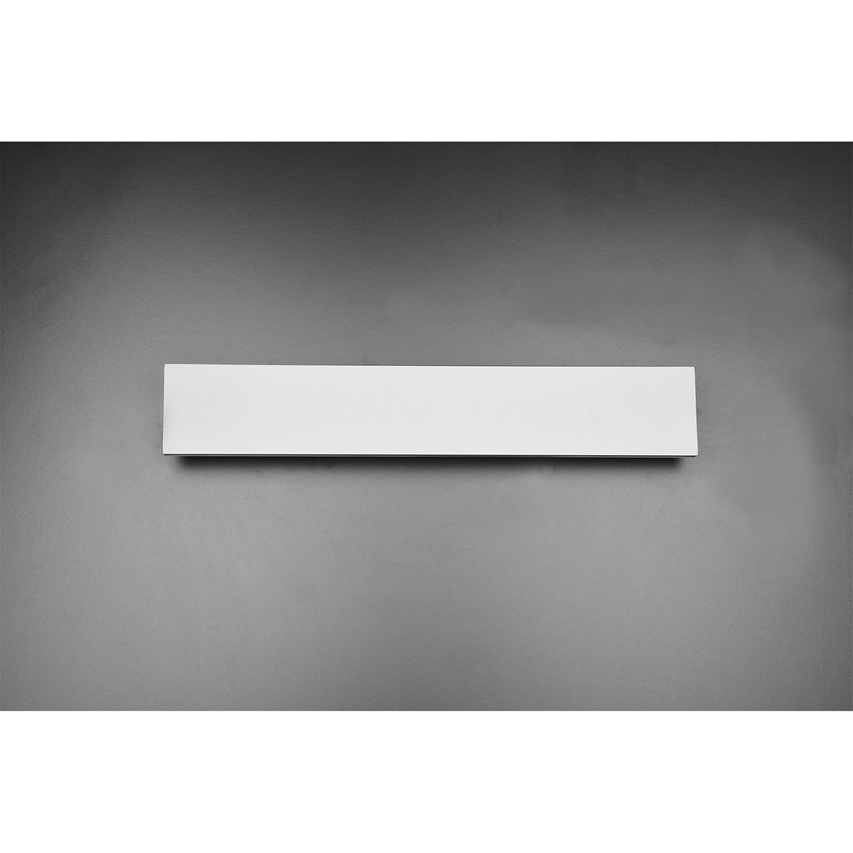 Applique Murale LED - Éclairage mural - Trion Concy - 18W - Blanc Chaud 3000K - Dimmable - Rectangle - Mat Blanc - Aluminium