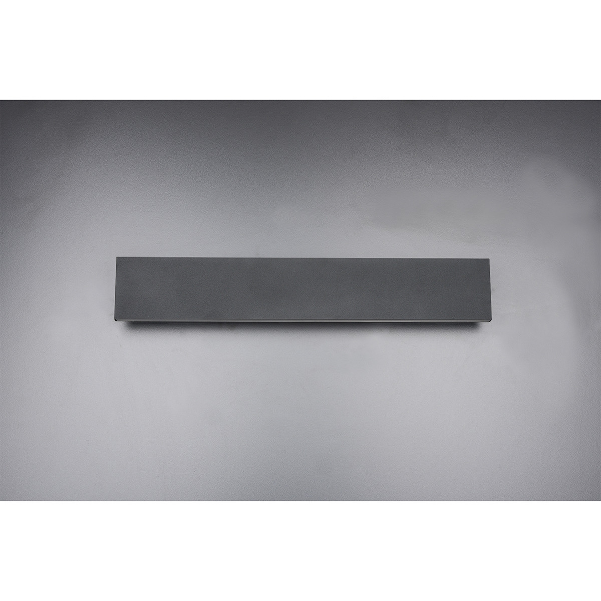 Applique Murale LED - Éclairage mural - Trion Concy - 18W - Blanc Chaud 3000K - Dimmable - Rectangle - Mat Anthracite - Aluminium