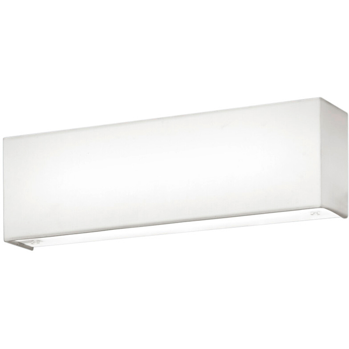 Applique Murale LED - Éclairage mural - Trion Lanago - 6W - Blanc Chaud 3000K - Dimmable - Rectangle - Mat Blanc - Aluminium