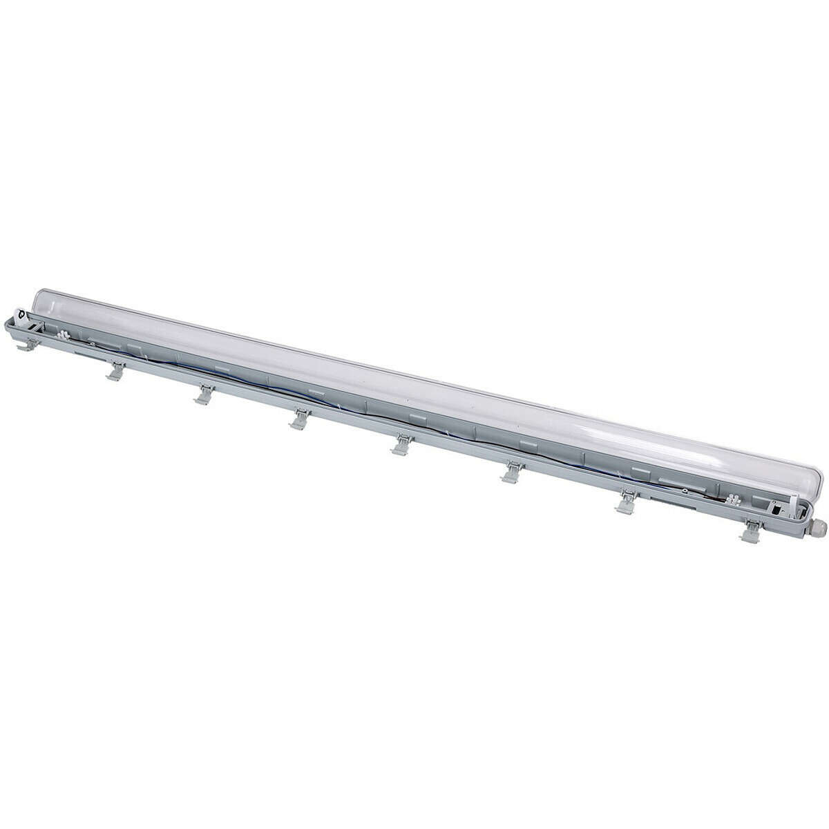 Réglette étanche LED avec tube T8 - Velvalux Strela - 150cm - Simple - Connectable - Étanche IP65 - 22W - Blanc Froid/Clair 6400K