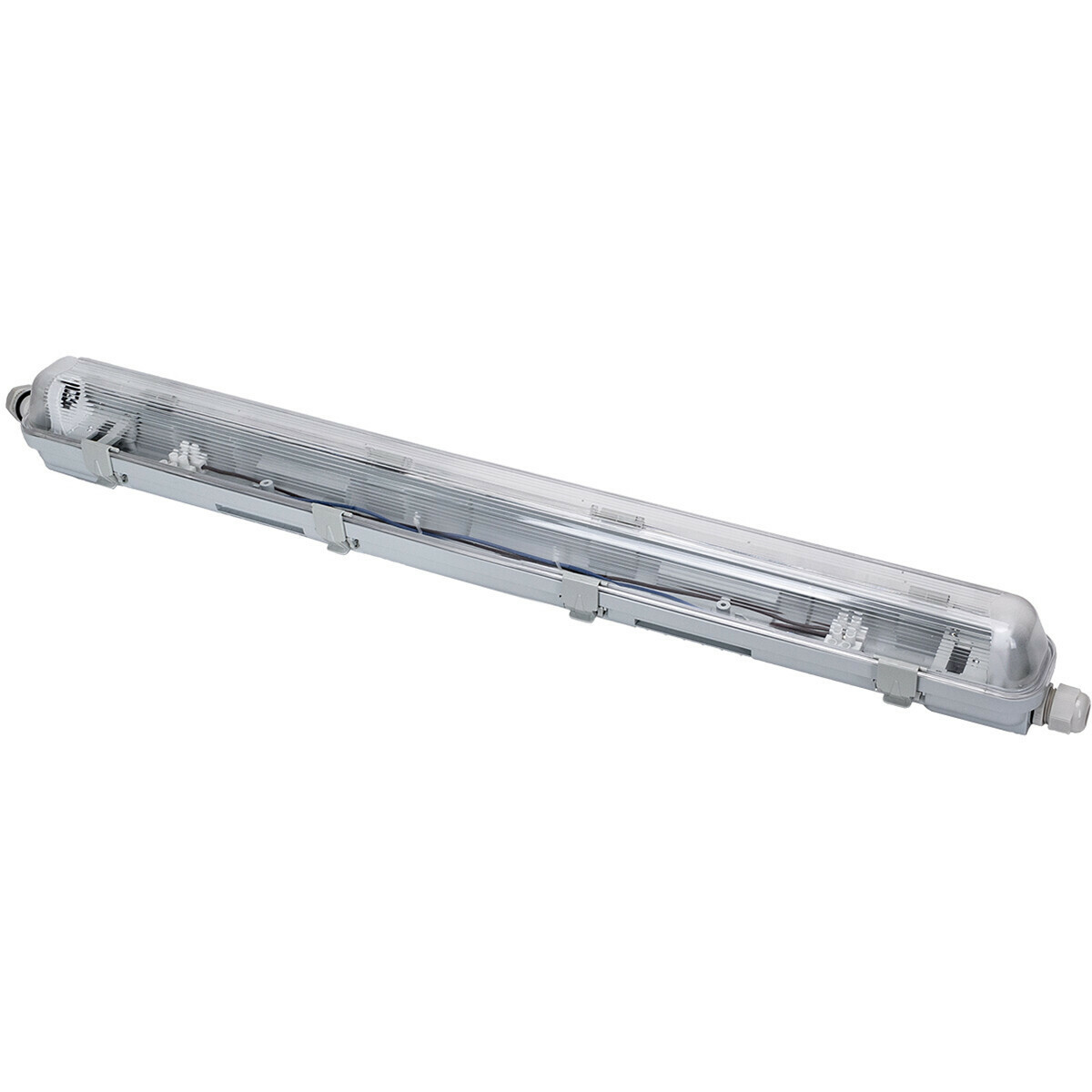 Réglette étanche LED avec tube T8 - Velvalux Strela - 60cm - Simple - Connectable - Étanche IP65 - 8W - Blanc Naturel 4200K