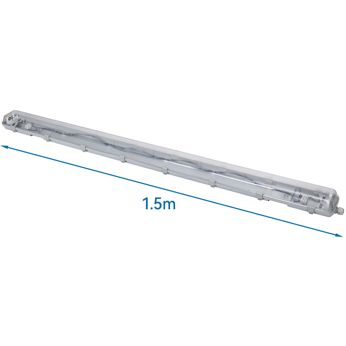 Réglette étanche LED - Velvalux Strela - 150cm - Double - Connectable - Étanche IP65