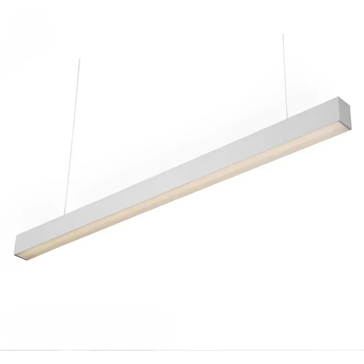 Suspension LED Linéaire - Éclairage en Ligne - Kozolux Tina - 40W 4600lm - Blanc Neutre 4000K - 120cm - Blanc