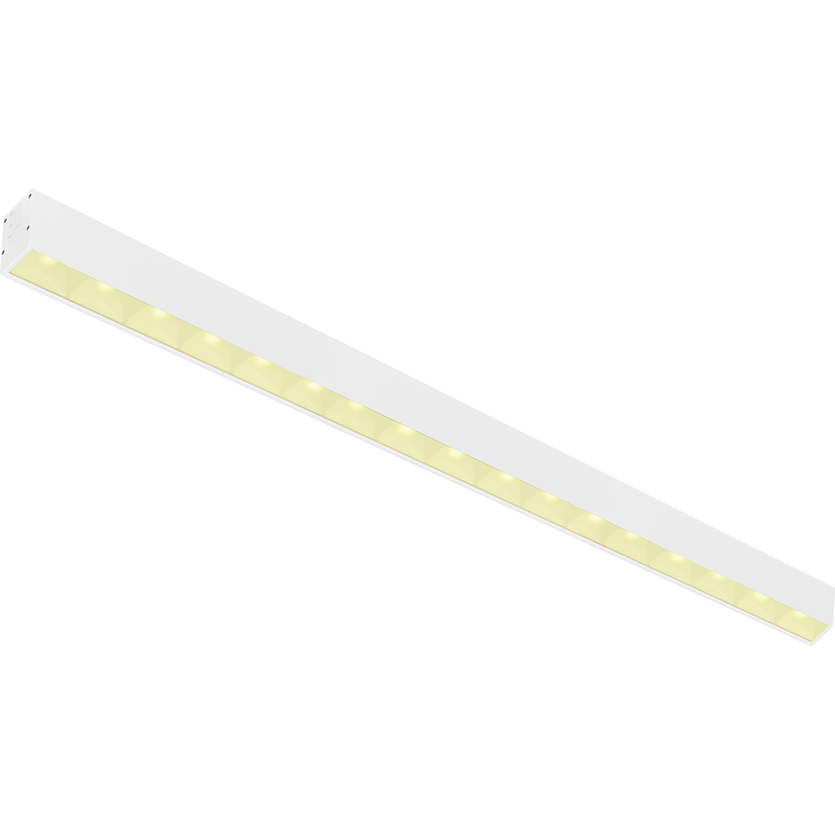 Suspension LED Linéaire - Éclairage en Ligne - Kozolux Tina - 40W 4600lm - Blanc Chaud 3000K - 120cm - Blanc