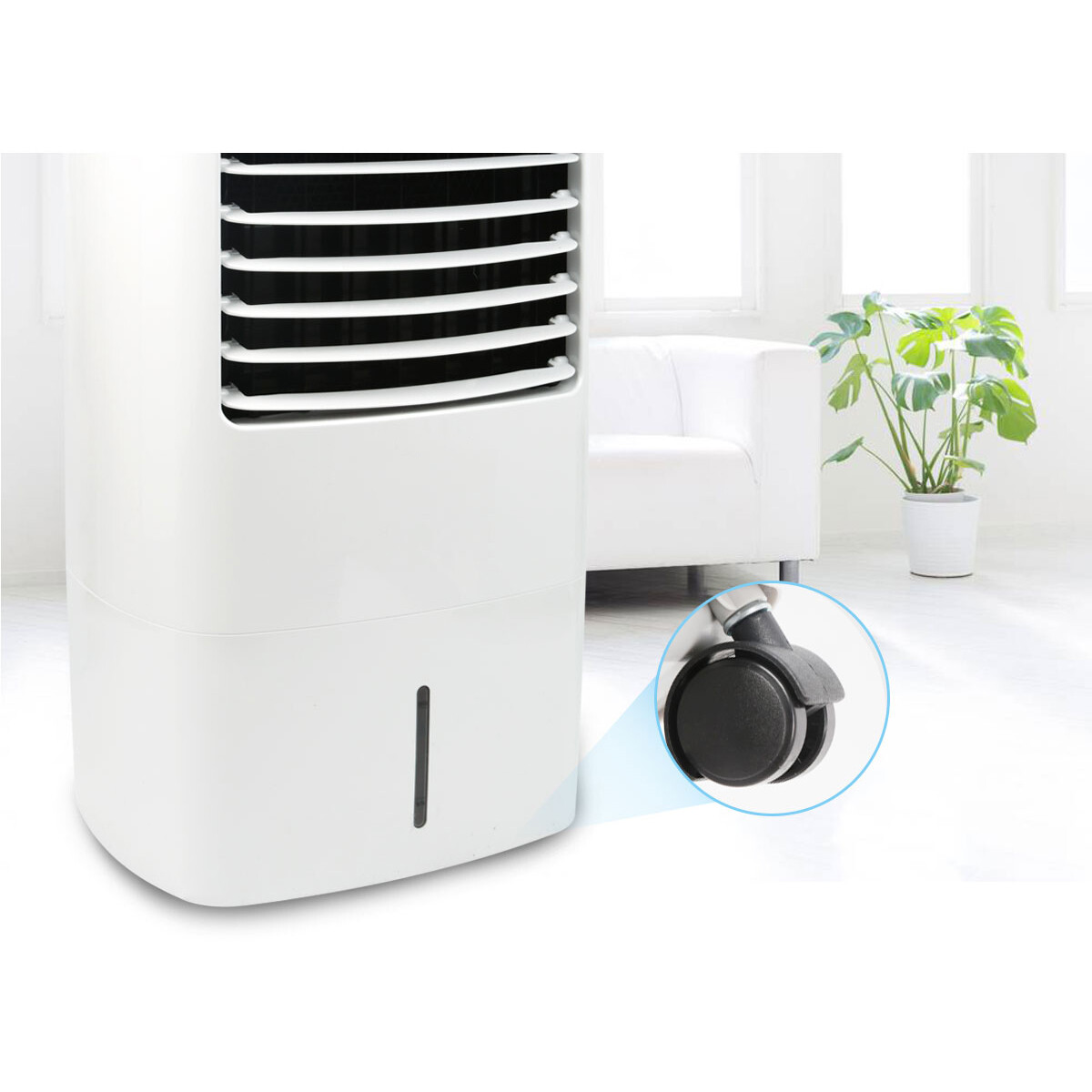 Rafraîchisseur d'Air - Humidificateur - Aigi Kohy - Télécommande - Minuteur - 15 Litres - Blanc