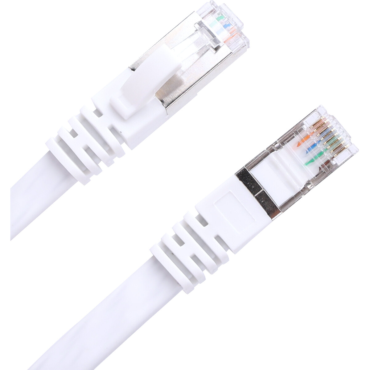 Câble Ethernet - Câble Internet - Câble de Raccordement - Aigi Hatro - Câble UTP Cat7 RJ45 - 1.5 Mètre - Cuivre - Blanc