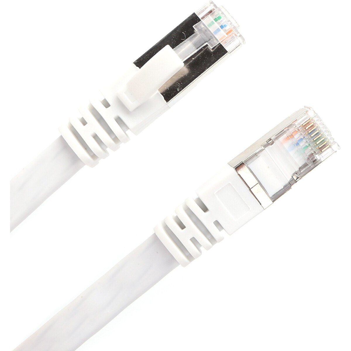 Câble Ethernet - Câble Internet - Câble de Raccordement - Aigi Hatro - Câble UTP Cat7 RJ45 - 3 Mètres - Cuivre - Blanc