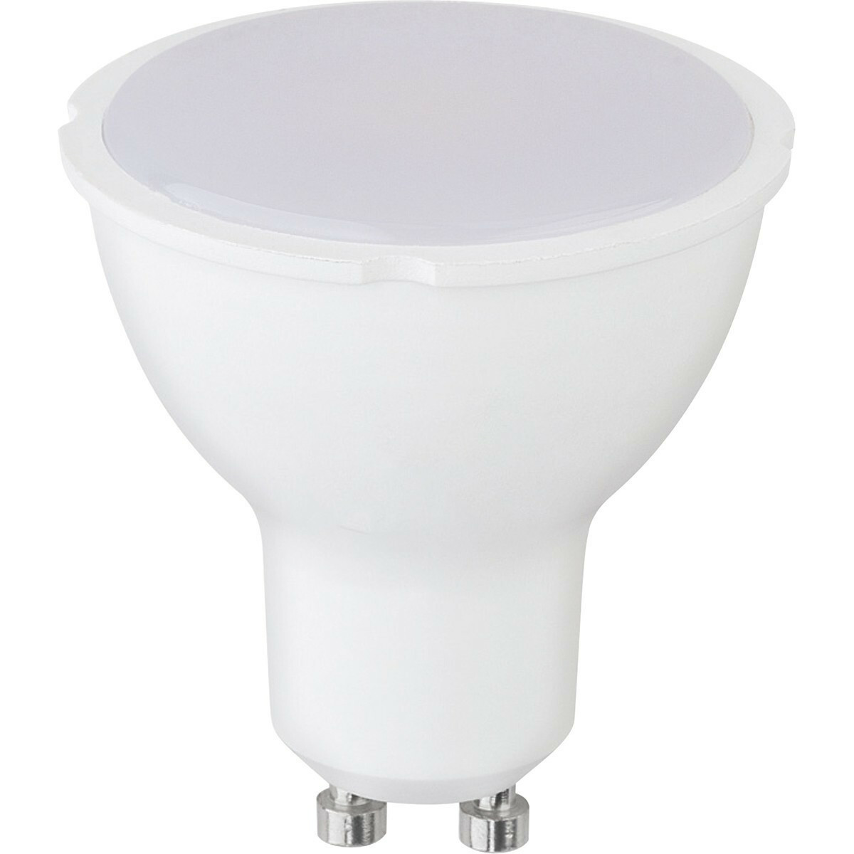 Ensemble de Spot de Plafond - Pragmi Luxina Pro - Douille GU10 - Dimmable - En Saillie Rond - Mat Blanc - 6W - Blanc Neutre 4200K - Encastré - Inclinable - Ø90mm