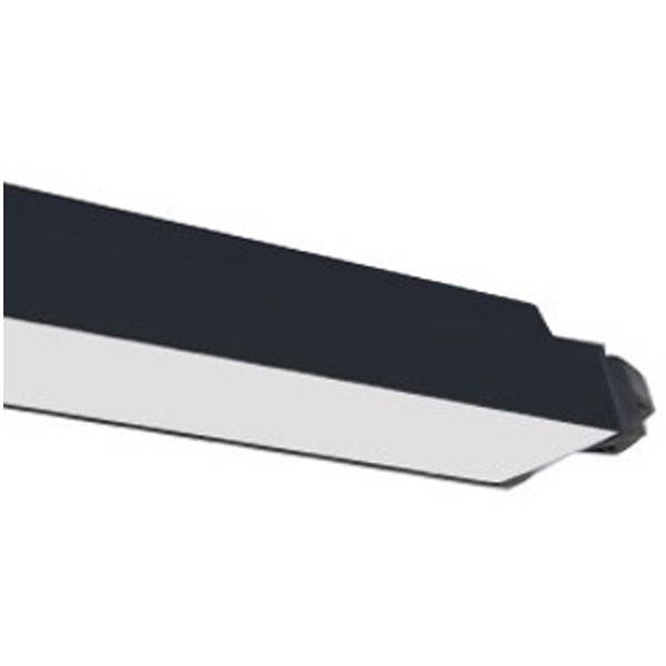 Éclairage sur rail LED - Poutre - 20W 1 Phase - Blanc Chaud 3000K - Mat Noir Aluminium - 40cm - LEDs OSRAM