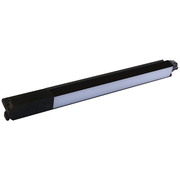 Éclairage sur rail LED - Poutre - 20W 1 Phase - Blanc Chaud 3000K - Mat Noir Aluminium - 40cm - LEDs OSRAM