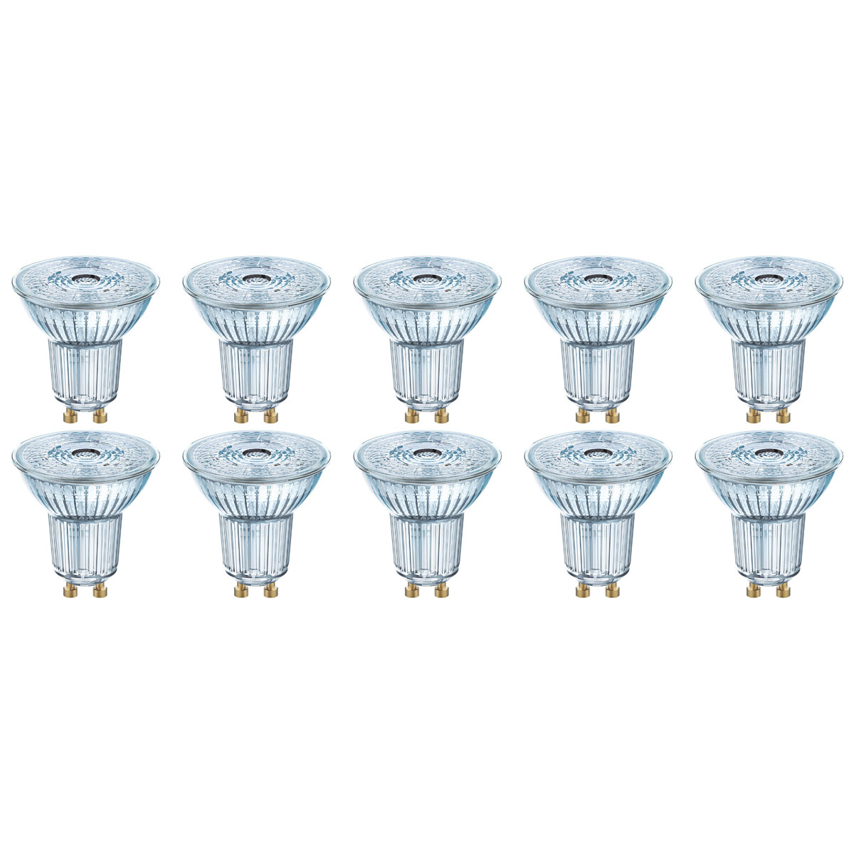 LEDVANCE - Pack de 10 Spots LED - Parathom PAR16 927 36D - Douille GU10 - Dimmable - 3.4W - Blanc Chaud 2700K | Remplace 35W