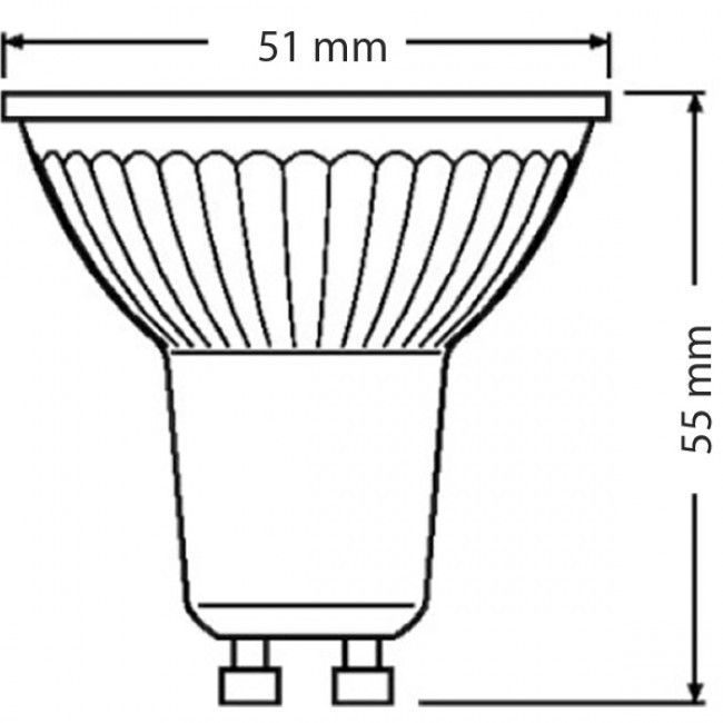 Set de spots LED - LEDVANCE Parathom PAR16 930 36D - Douille GU10 - Dimmable - Rond Encastré - Mat Noir - 4.5W - Blanc Chaud 3000K - Inclinable Ø82mm