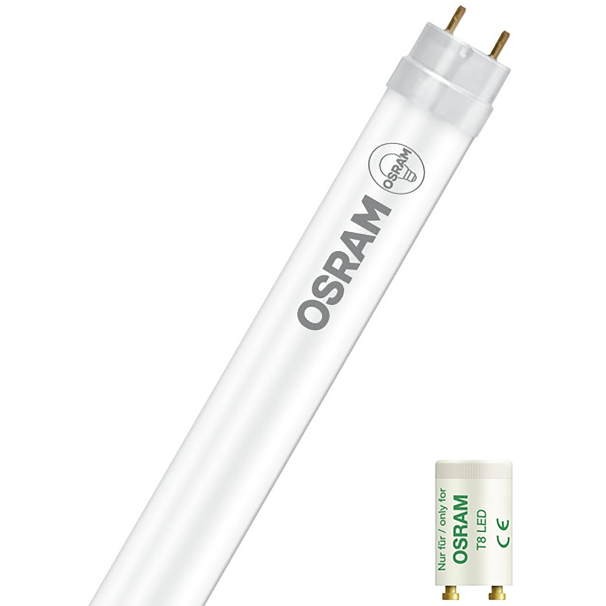 Réglette LED avec Tube T8 - OSRAM SubstiTUBE Value EM 830 - Aigi Dybolo - 120cm Double - 32.4W - Blanc Chaud 3000K