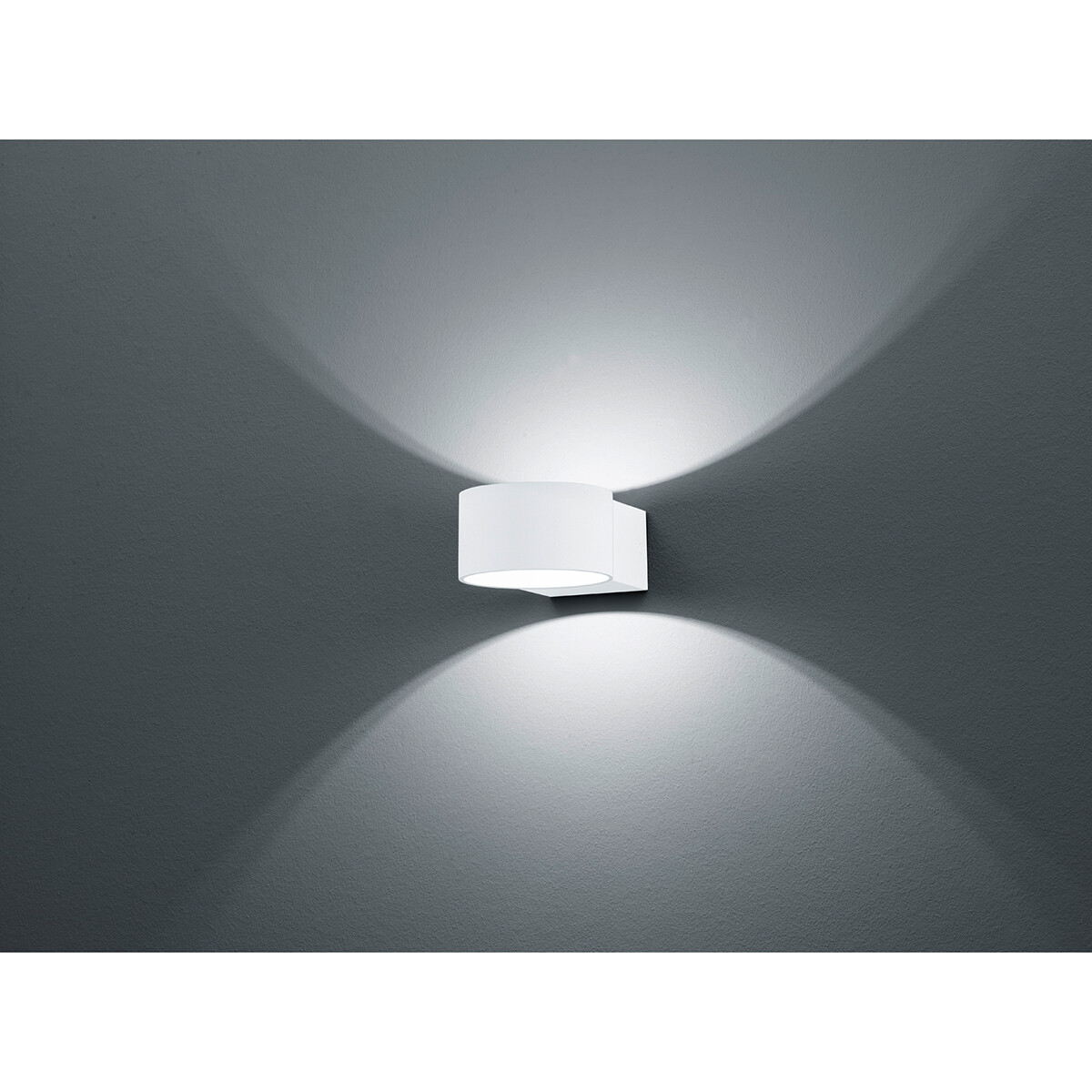 Applique Murale LED - Trion Lapaco - 4W - Blanc Chaud 3000K - Rond - Mat Blanc - Aluminium - LEDs OSRAM