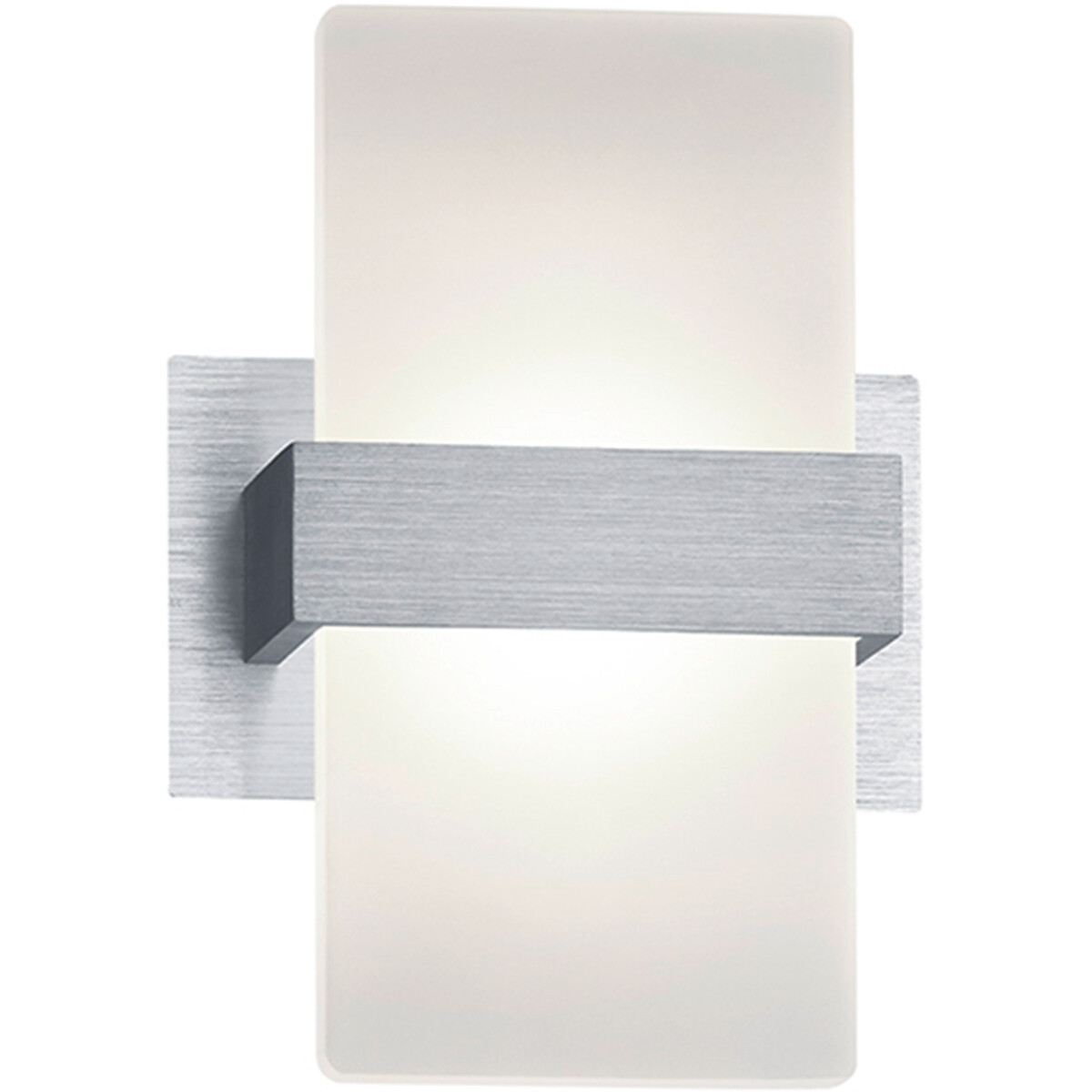 Spot Applique LED - Trion Plankton - 4W - Blanc Chaud 3000K - 1-lumière - Rectangle - Mat Gris - Aluminium - LEDs OSRAM