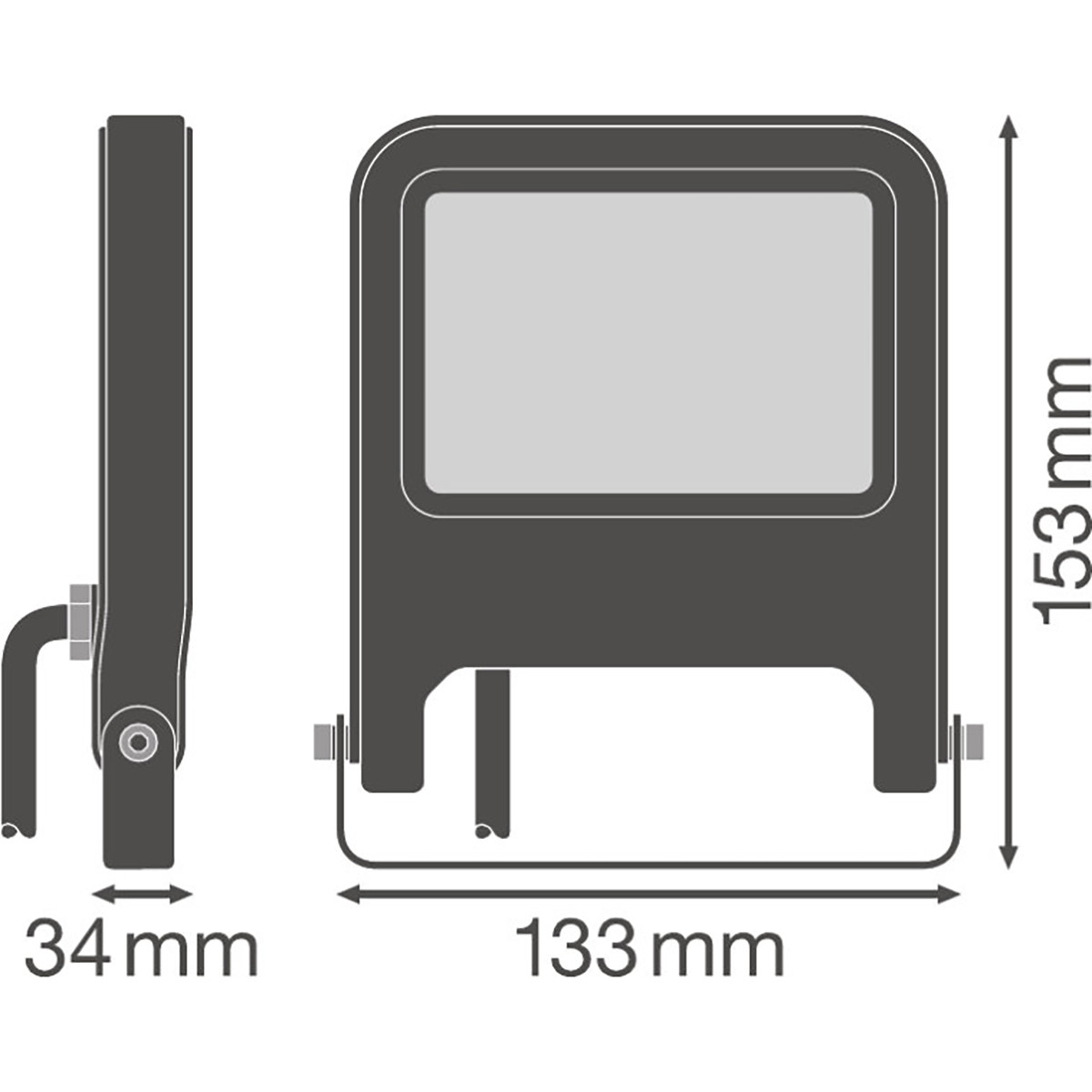 OSRAM - LEDVANCE - Projecteur LED 20 Watt - Blanc Neutre 4000K - Étanche IP65