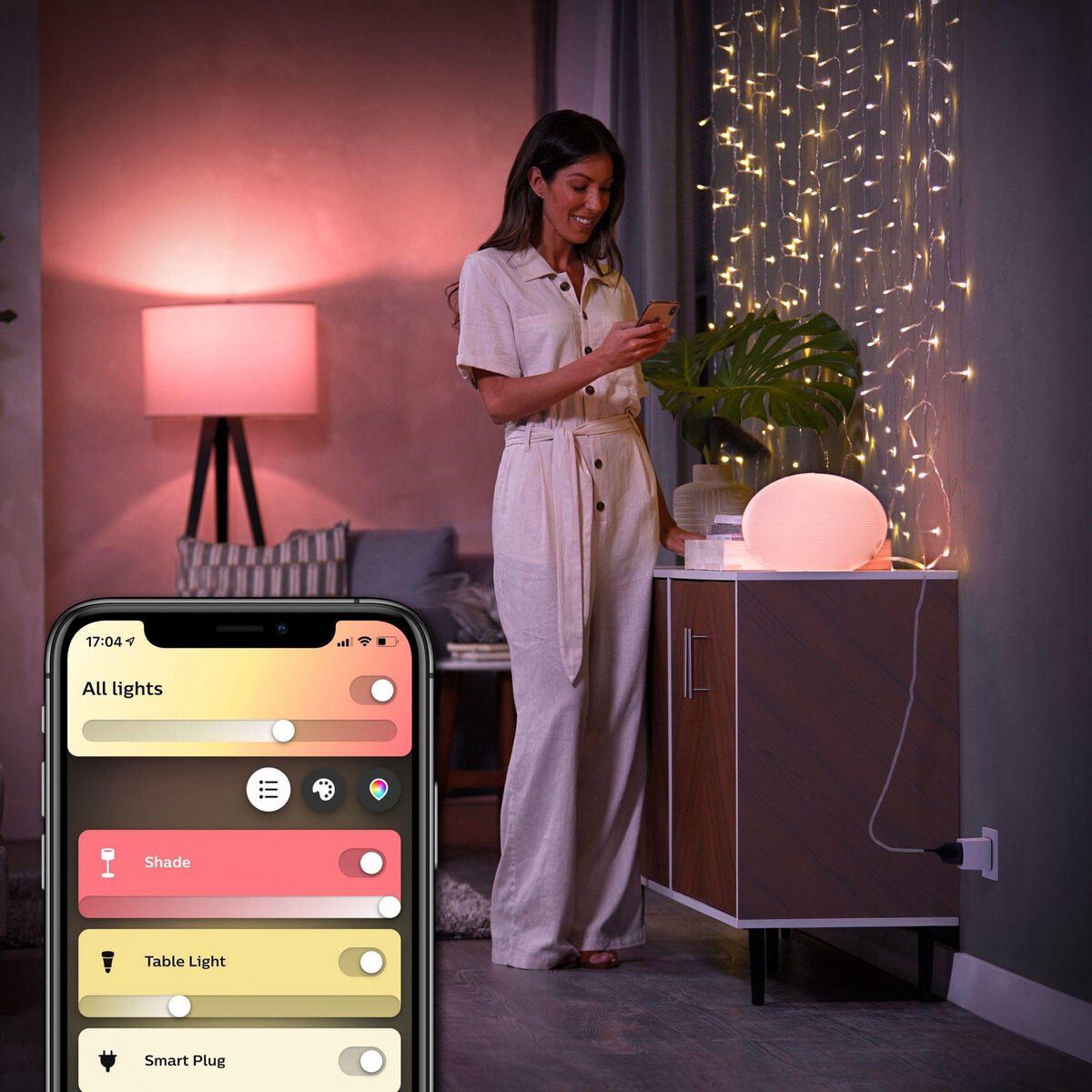 PHILIPS HUE - Prise Intelligente - Prise Intelligente - Bluetooth - Carré - Blanc