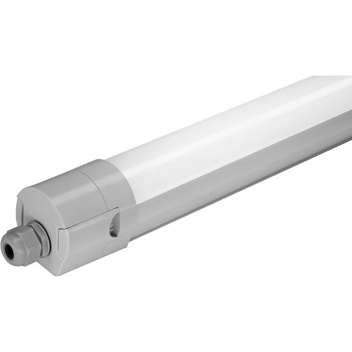 Réglette LED - Pragmi Sensy Pro - 35W - Étanche IP65 - Connectable - Blanc Chaud 3000K - 120cm | Remplace 2x 36W - Pilote Philips