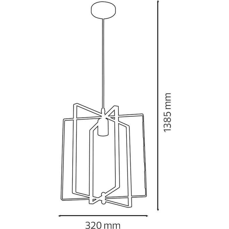 Suspension LED - Noby Industriel - Douille E27 - Rond - Mat Noir - Aluminium - Philips - CorePro LEDbulb 827 A60 - 5.5W - Blanc Chaud 2700K