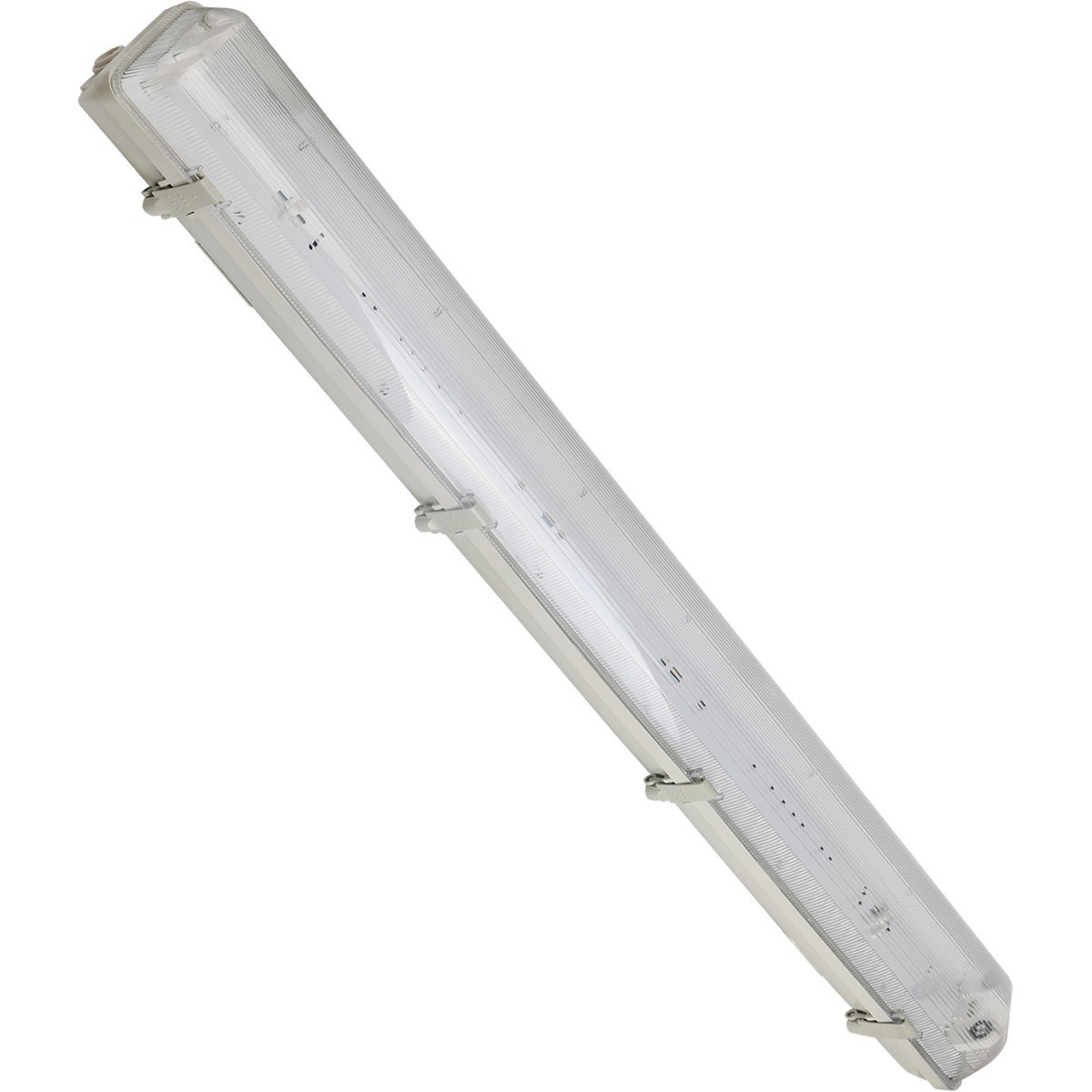 Réglette LED avec Tube T8 - Aigi Hari - 150cm Double - Philips - CorePro LEDtube EM 840 - 40W - Blanc Neutre 4000K | Remplace 116W